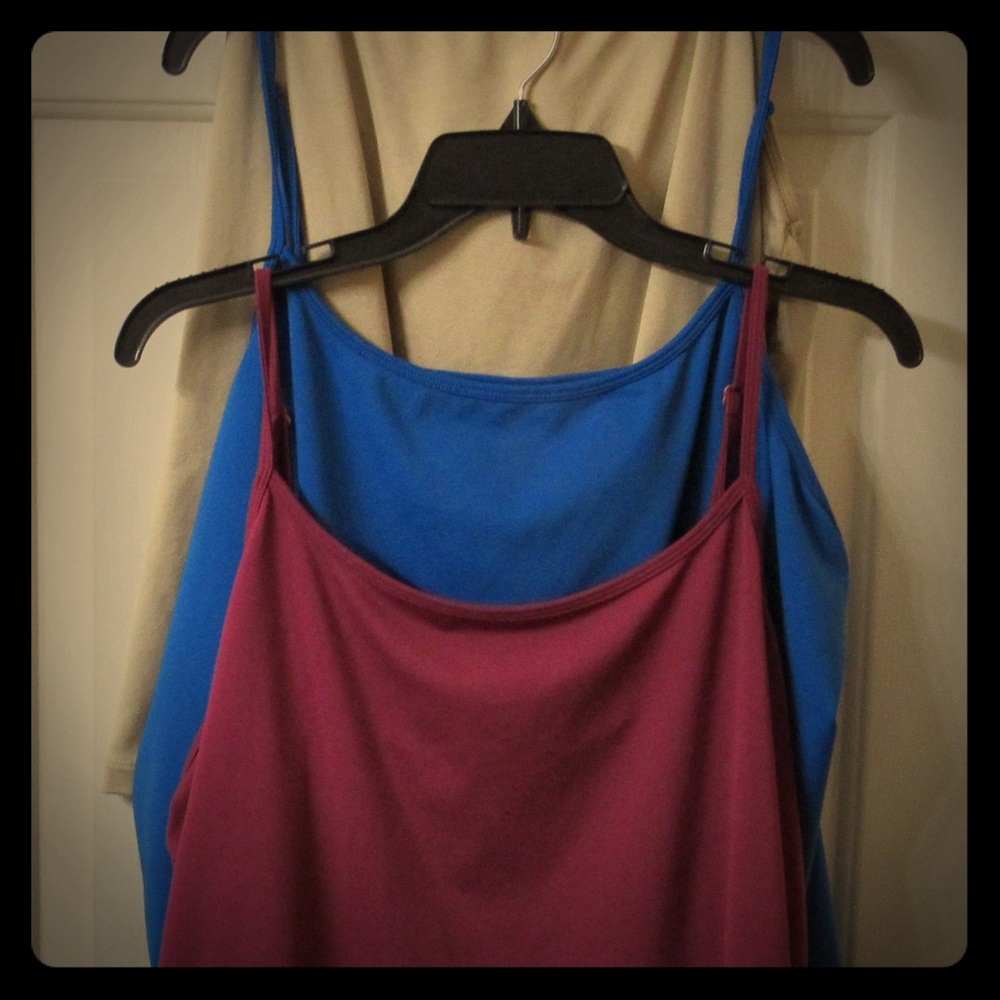 A set of 3 cami. Perfect for layering.